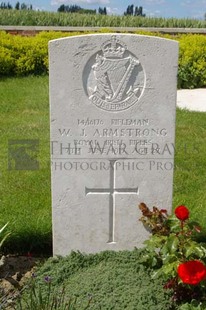 SPANBROEKMOLEN BRITISH CEMETERY - ARMSTRONG, WILLIAM JOHN